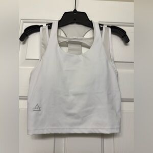 White Athletic Tank Top